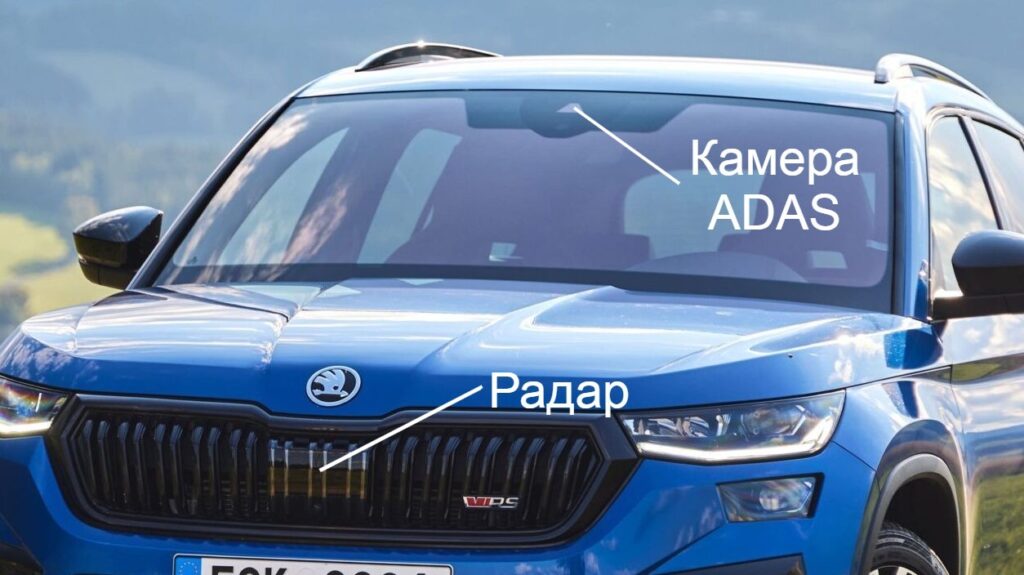 радар и камера лобового стекла