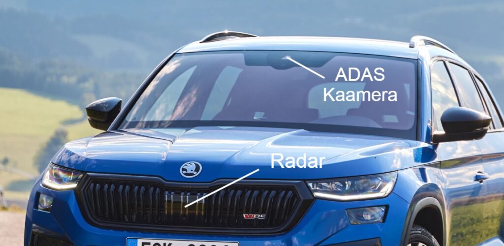 radar ja adas kaamera